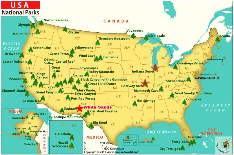 미국여행 - 미국에는 몇개의 국립공원이 있을까요?